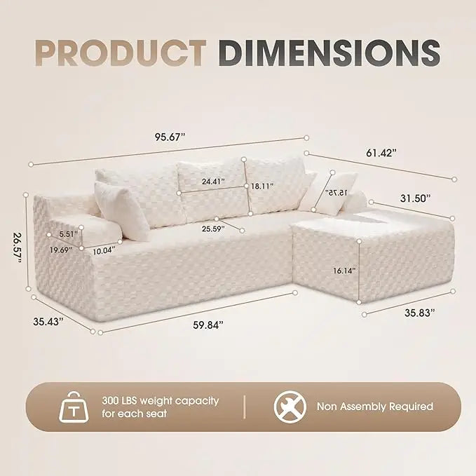 Comfort Modular L-Shaped Sofa™