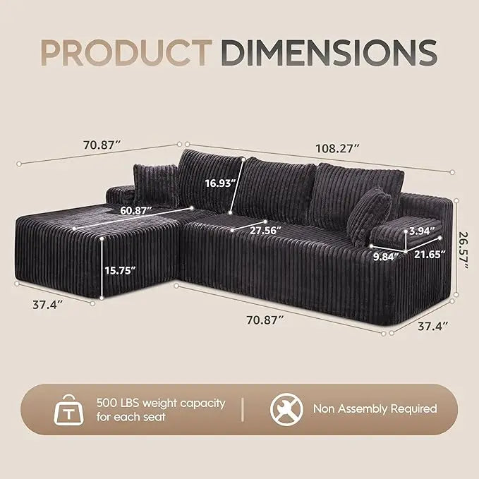 Comfort Modular L-Shaped Sofa™