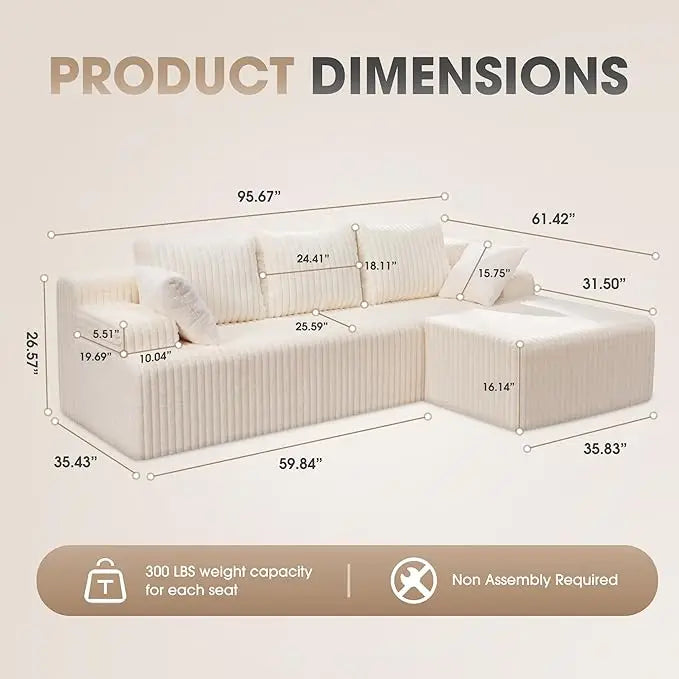 Comfort Modular L-Shaped Sofa™
