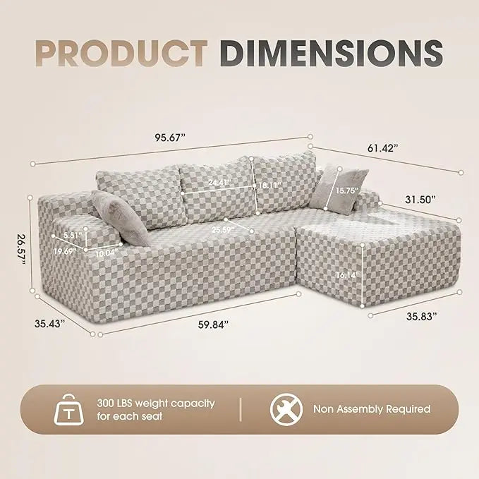 Comfort Modular L-Shaped Sofa™