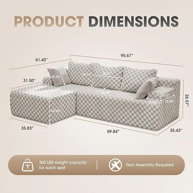 Comfort Modular L-Shaped Sofa™