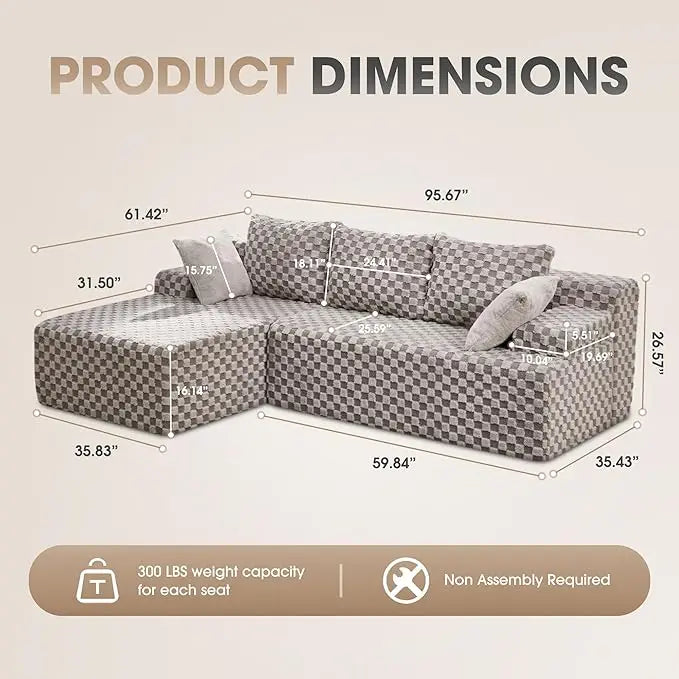 Comfort Modular L-Shaped Sofa™