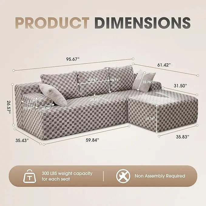 Comfort Modular L-Shaped Sofa™