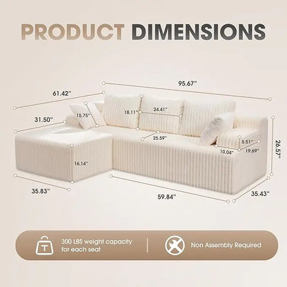 Comfort Modular L-Shaped Sofa™
