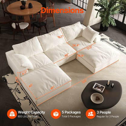 Cloud Retreat™ U-Shaped Sectional Sofa