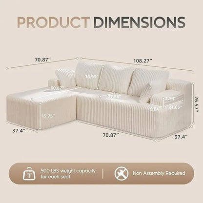 Comfort Modular L-Shaped Sofa™