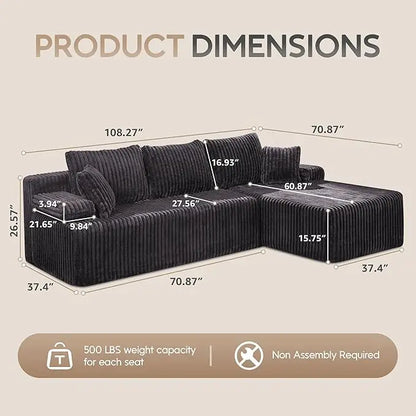 Comfort Modular L-Shaped Sofa™